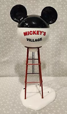 Disney Department 56 Mickey's Merry Christmas Village Water Tower READ • $49.99