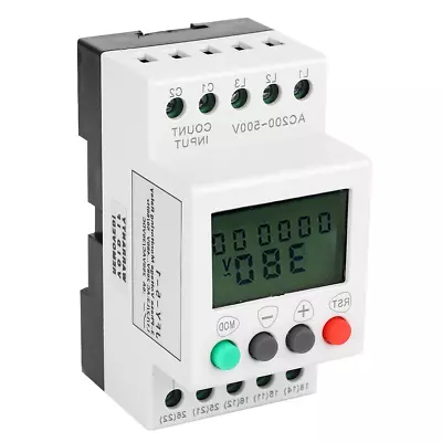 208-480VAC LCD Display Voltage Monitoring Relay 3 Phase Failure Protection • $32.14