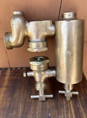 Lunkenheimer Junior Hydrostatic Oiler Hit Miss Steam Brass Parts Piece • $55