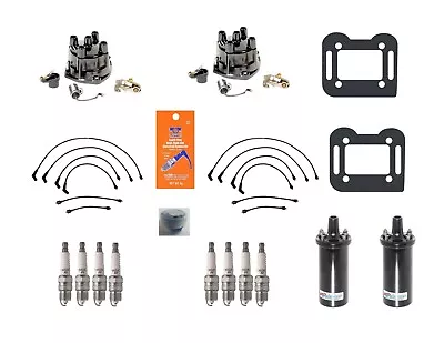 TWIN TUNE UP KIT W/ COILS MERCRUISER 3.7 LTR 470 488 165 170 190 4 CYLINDER • $254.95