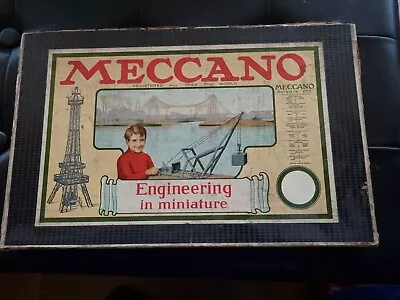 Meccano Engineering In Miniature. With Instruction Booklet.No 1. 1916 • £9.95