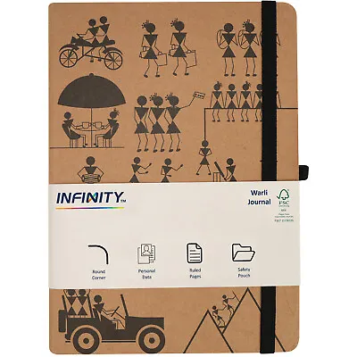 Diary Journal Notebook A5 Lined Hardback Ruled Notepad  FSC Paper Fast Delivery • £7.49