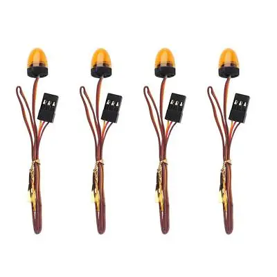 4Pack RC Car Colorful LED Light For Tamiya Tractor 1:14 RC Engineering Truck • £22.07