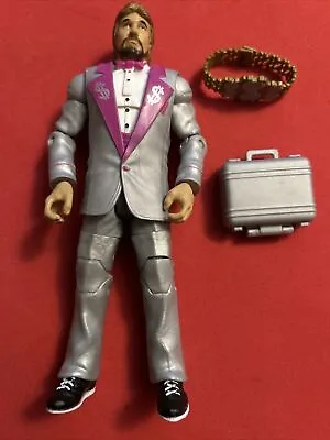 WWE Elite Legends Series 9 Million Dollar Man Ted DiBiase CHASE Silver Mattel 💰 • $70