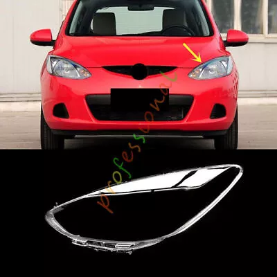 For Mazda 2 2011-2014 Left Side Headlight Clear Lens Cover Replace + Sealant • $69