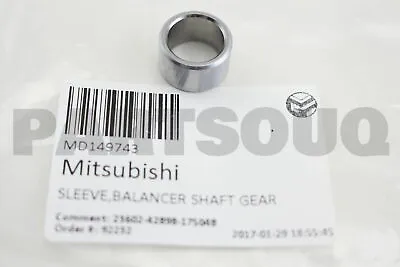 $6.54 • Buy MD149743 Genuine Mitsubishi SLEEVE,BALANCER SHAFT GEAR