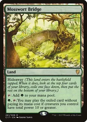 DAMAGED Mosswort Bridge 261 Commander 2017 C17 MTG • $1.99