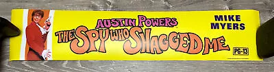 Original Movie Theater Mylar Banner: Austin Powers The Spy Who Shagged Me 25x5” • $14.99