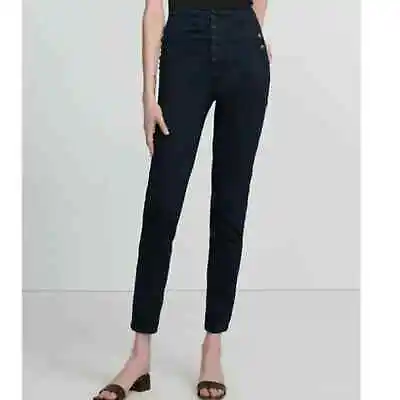 J Brand Natasha Sky High Super Skinny Jeans In Bluebird Wash Size 23 • $78.40