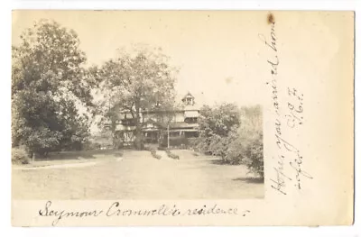 MENDHAM NJ - Seymour Cromwell's Residence - 1905 RPPC Photo Postcard - Rare • $24.95