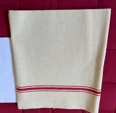 £13.50 • Buy Vintage French Unused Traditional 3 Stripe Metis Linen Tea Towels/torchons .