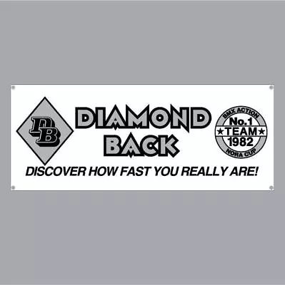 DIAMOND BACK -  Discover How Fast You Are  Banner - Old School Bmx • $97.90