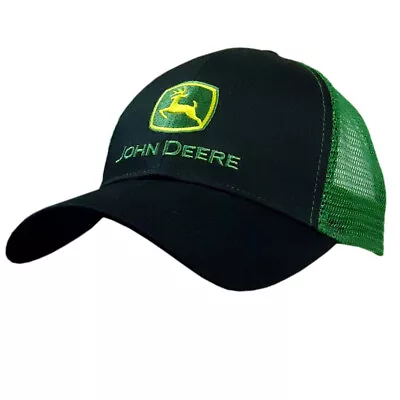 John Deere Black & Green Trucker Cap • $19.95