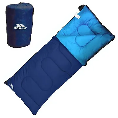 £44.95 • Buy Trespass 500GSM Envelope Sleeping Bag Single Camping Festival Travelling Hiking