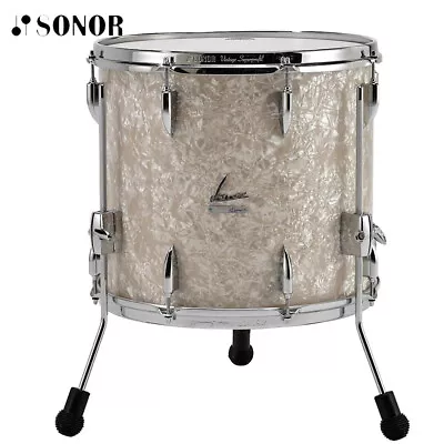 Sonor Vintage Series 14  X 12  Floor Tom Drum Vintage Pearl VT-1412-FT-VPRL • $1009