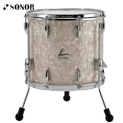 Sonor Vintage Series 16  X 14  Floor Tom Drum Vintage Pearl VT-1614-FT-VPRL • $1049