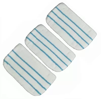 3 X Microfibre Steam Mop Pads For Beldray BEL01097 Steam Cleaner • $63.21