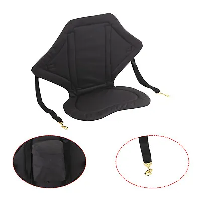 £12.99 • Buy Deluxe Kayak Seat Adjustable Sit On Top Canoe Back Rest Support Cushion Safety