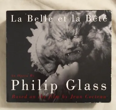 La Belle Et La Bete Philip Glass Opera Cocteau 1995 Nonesuch 2 Cd Box Set • $16