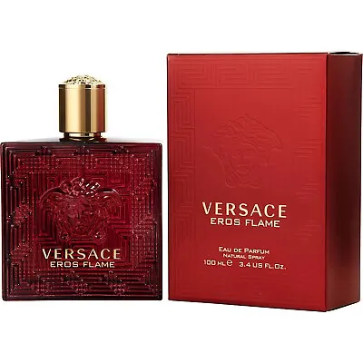 Versace Eros Flame By Versace 3.4oz Cologne Fresh And Lasting Perfume For Men • $54.99