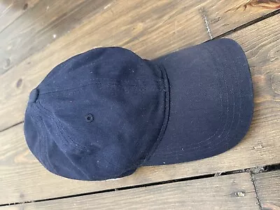 Lacoste Navy Cap With Leather Strap  • £5