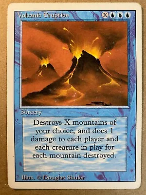 MTG 1x Volcanic Eruption Revised OLD SCHOOL Magic The Gathering Card X1 MP • $2