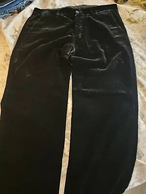 Giorgio Armani $1195 Black Velvet Tux Formal Dress/clubbing Vegas Pants/slacks • $149
