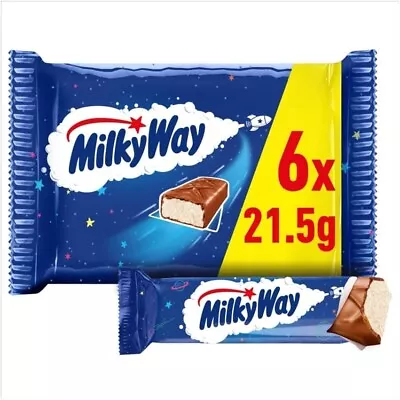 Milky Way / Multipack Milk Chocolate Bars / Chocolate Gift / 6 X 21.5g • £4.09