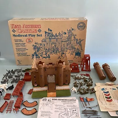 Vintage 1992 Marx Play Street King Arthurs Castle #4800 & Accessories Incomplete • $99.99