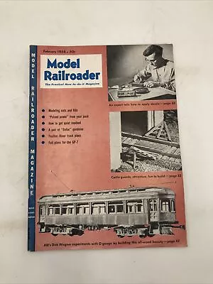  Model Railroader Magazine February 1954 • $14.25