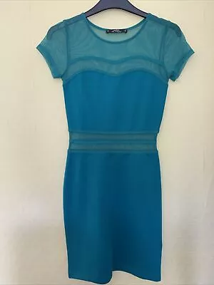 Miss Selfridge Petites Size 4 Teal Dress • £4.99