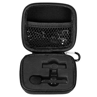 Hard Travel Carrying Mic Case Wireless Lavalier Microphone Case With 2 Slots For • $13.57