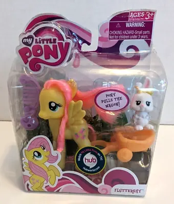 New My Little Pony Friendship Is Magic Fluttershy Toy Sealed 2010 Rabbit Wagon • $68