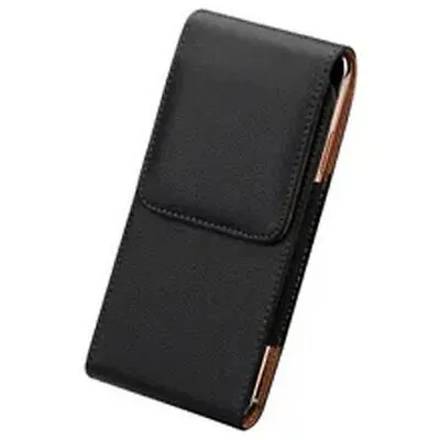 Leather Pouch For Iphone 13 12 Pro 11 Xr Belt Clip Flip Cover Waist Phone Bag • £15