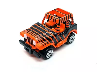 Micro Machines Jeep Orange/Black Tiger Stripes 1994 Hot Deal • $124.95