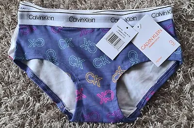 Calvin Klein Girls Hipster Underwear Size Medium (7-8 Big Kids) • £6.99