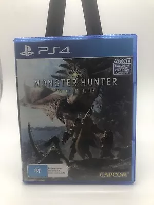 $12 • Buy Monster Hunter World Sony PlayStation 4 PS4 Game VGC Free AUS Shipping!