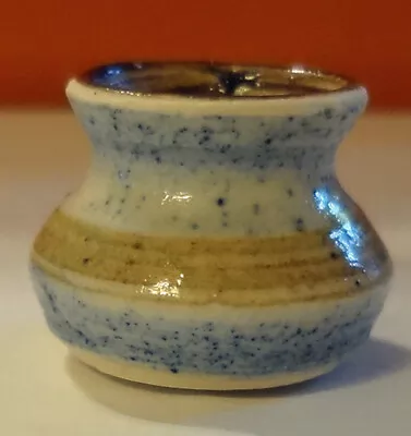 Elizabeth Chambers Stoneware Porcelain Pot 1:12 Dollhouse Miniature Signed • $15.95