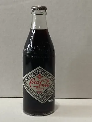 $7.95 • Buy Vintage Coca-Cola 75th Anniversary Glass Full Bottle Norfolk, VA. 10 Oz.