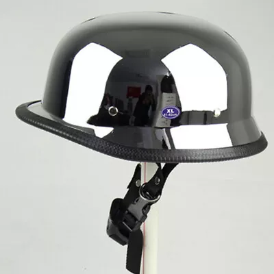 Motorcycle DOT Helmet Safety Helmet Motorbike Helmet German Half Helmet Light • $39.93