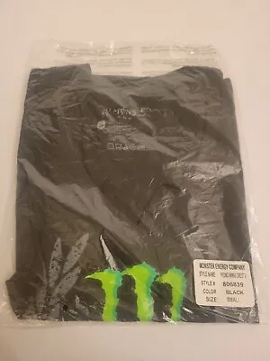 Monster Energy Women's Crest V Neck T-Shirt Size SMALL Style #806839 (New) • $12.99