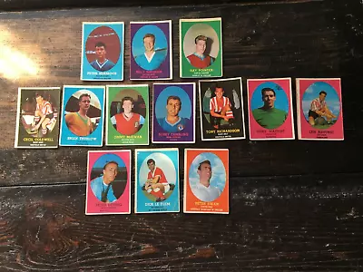 A & Bc Bazooka Gum Football Cards 1962 X 13 Cards • £4.20