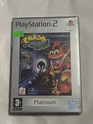 Crash Bandicoot: The Wrath Of Cortex -- Platinum Ps2 Vgc With Manual • £6.94