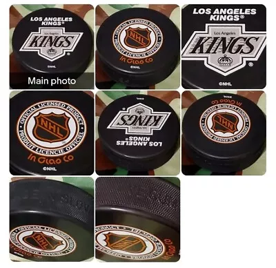 LOS ANGELES KINGS NHL LICENSED PUCK Made In 🇸🇰 VEGUM MFG. + INGLASCO VINTAGE • $20.50