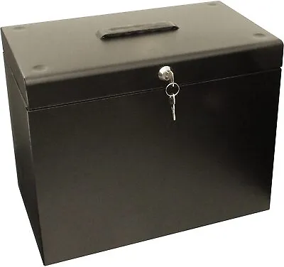 £26.97 • Buy Small Filing Cabinet Portable A4 Filing Secure Storage Lockable Metal Home File