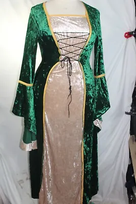 Medieval Renaissance Dress Size XL Vintage Halloween Gothic Costume Party (C50) • $25.19