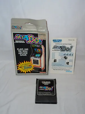 Mr. Do (Colecovision 1983) Complete In Box CIB Manual • $29.99