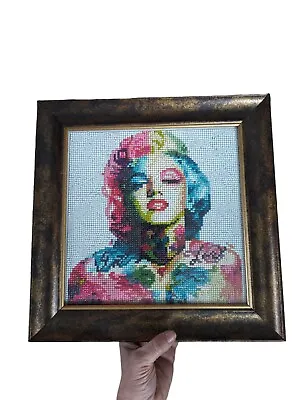 MARILYN MONROE TATTOO Diamond Art Painting (Finished & Framed) -- Ready To Hang! • $50
