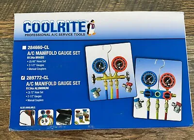 Mastercool R134A Aluminum A/C Manifold Gauge Set 72  MC289772 Brand New! • $109.95