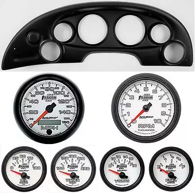 94-04 Mustang Black Dash Carrier W/ Auto Meter Phantom II Gauges • $1179.95